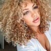 Picture of 7 Packs GoGo Curl Crochet Hair 10 Inch Short Curly Crochet Hair for Women Water Wave Beach Curl Deep Twist Crochet Braids Synthetic Braiding Hair Extensions (10 Inch, P30/613)