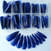 Picture of Extra Long stiletto Glossy Fake Nail 100 PCS Full Cover Acrylic Press on Nails Art Tips False Nail for Beginner Women and Girls Manicure (Royal Blue)