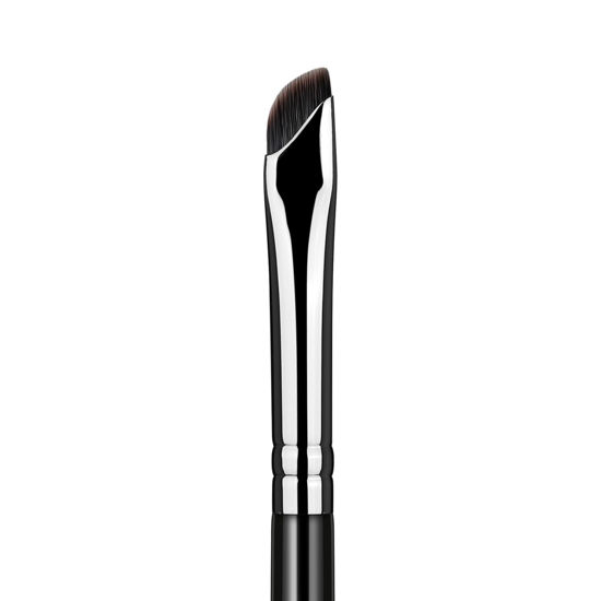 Picture of Eyeliner Brush, EIGSHOW Sickle Angled Eyeliner Brush Gel Eye Liner Makeup Brush for Precise Eyeliner Eyebrow Eyelid Ultra Thin with Curved Bristle - Black