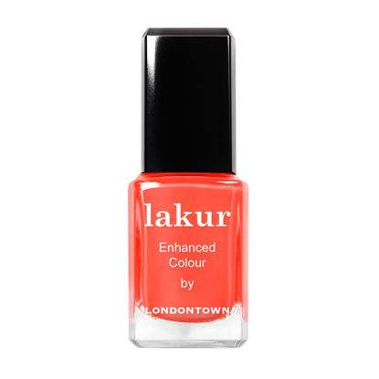 Picture of LONDONTOWN LONDONTOWN LAKUR Nail Polish, Nail Lacquer, Flashback, Sunset Orange, 1 ct.