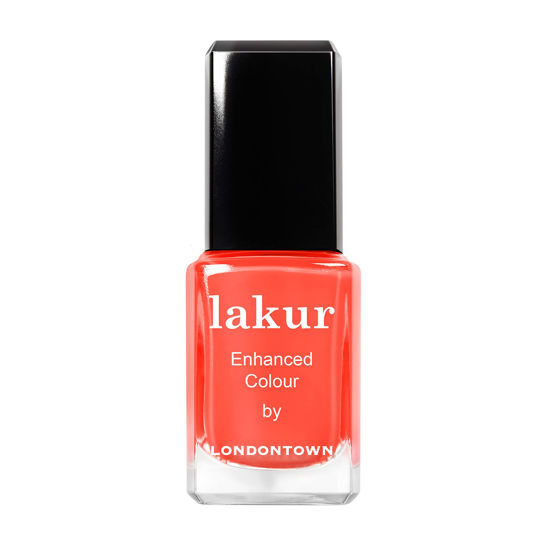 Picture of LONDONTOWN LONDONTOWN LAKUR Nail Polish, Nail Lacquer, Flashback, Sunset Orange, 1 ct.