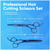 Picture of Equinox Professional Hair Scissors Set - Includes Barber Scissors & Thinning Shears for Hair Cutting & Grooming, Premium Japanese Stainless Steel Hair Cutting Scissors, Barber Accessories & Hair Tools
