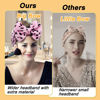 Picture of Shintop Women Fashion Lovely Soft Carol Fleece Bowknot Bow Makeup Cosmetic Shower Elastic Hair Band Hairlace Headband (Pink)