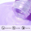 Picture of MIZHSE Nail Polish: 15Ml Mermaid Pearl Nail Polish Purple Aurora Effect Nail Polish, Fingernail and Toenail Polish Glossy Long Lasting Nail Polish Trendy DIY at Home Nail Gift Spree