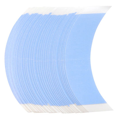 Picture of ColorYoung 36 Pieces Wig Tape for Lace Wigs Clear Waterproof Double Sided Wig Tape Strips for Toupee Lace Front Wig (C Contour)