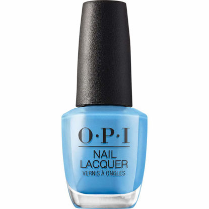 Picture of OPI Nail Lacquer No Room for the Blues | Opaque Bright Blue Crème Chip Resistant Nail Polish | Vegan, Fast Drying, Streak Free