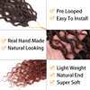 Picture of Col Bling Goddess Locs Crochet Hair 18 Inch 8 Packs Faux Locs Crochet Hair for Women Pre Looped Crochet Boho Goddess Faux Locs Crotchet Hair with Curly Ends #1B/350