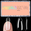 Picture of AILLSA Almond Nail Tips 504pcs Clear Nail Tips Soft Gel Full Cover Nail Tips Medium Almond Shaped Fake Nails for Press on Nail Extensions Home DIY Nails Salon- X (12 Sizes)