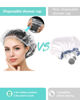 Picture of Years Calm 40PCS Disposable Shower Caps, Clear Shower Caps for Travel, large Plastic Hair Caps for Women, Home Use, Hotel (large Size 20.5") (40PCS)