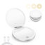 Picture of Kakuje Compact Mirror with Light, 1X/3X Magnification LED Pocket Mirror with USB Data Cable,Mini Mirror for Purse, Pocket,Travel and Present (White)