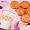 Picture of Resin Jelly Rhinestones for Crafting with B7000 Jewelry Glue, 2 Boxes Orange AB Flatback Crystals with 2Pcs 10ml Glue, Bedazzling Non Hotfix Gems for DIY Tumblers Clothing Shoes Manicure