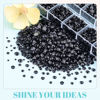 Picture of 12100Pcs Black Rhinestones for Crafting with 3Pcs 10ml B7000 Jewelry Glue, 2 Boxes Flatback Black Gems Resin Crystals Diamond for Bedazzling Crafts DIY Nail Art Makeup, Gems for Clothing Shoes