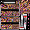 Picture of Resin Jelly Rhinestones for Crafting with B7000 Jewelry Glue, 2 Boxes Gold Rose AB Flatback Crystals with 2Pcs 10ml Glue, Bedazzling Non Hotfix Gems for DIY Tumblers Clothing Shoes Manicure