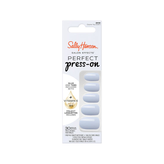 Picture of Sally Hansen Salon Effects Perfect Press-On Nails, Ozone You Didn't, Press On Nails, Easy to Apply, Nail Glue & Adhesive Tabs Included