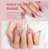 Picture of RARJSM Cat Eye Gel Nail Polish Set Silver Glitter Nude Purple Pink Red Champagne Gold Brown 6 Colors 9D Galaxy Velvet Ice Jelly Gel Polish with Magnet Stick UV LED Curing Requires Soak Off Home Salon
