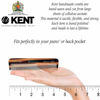 Picture of Kent FOT Fine Tooth Comb - 4.5" Handmade Pocket and Travel Styling Comb for Men's Fine or Thinning Hair, Mustache and Beard Care