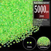 Picture of BELLEBOOST 5000pcs 2mm Resin Rhinestones Bulk, Fluorescent Green AB Flatback Round Jelly Rhinestones Non Hotfix Crystal Gems Large Quantity Wholesale for DIY Crafts Clothes Face Makeup Manicure