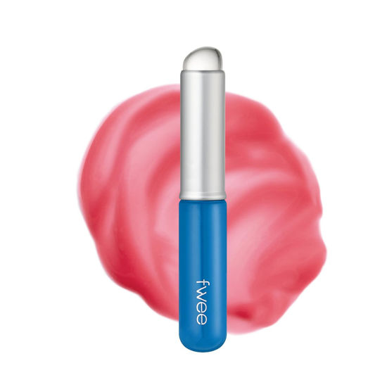 Picture of fwee Fingerlike Silicone Lip Brush Mini | Multi-purpose Makeup Blending Brush with Lid