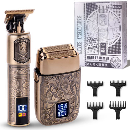 Picture of Ufree Electric Razor for Men Foil Shavers for Men, Hair Beard Trimmer for Men Grooming Shaving Kit Face Mustache, Cordless Head Shavers for Bald Men Barber Clippers, Birthday Gifts for Him