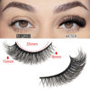 Picture of FARRED Wispy Lashes Short Eyelashes Fluffy Cat Eye False Eyelash Russian Strip Lash Natural Fox Eye Lashes that Looks Like Extension 10 Pairs Volume Winged Eyelashes Pack for Daily Makeup (Z17|8-15MM)