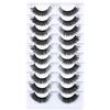 Picture of FARRED Wispy Lashes Short Eyelashes Fluffy Cat Eye False Eyelash Russian Strip Lash Natural Fox Eye Lashes that Looks Like Extension 10 Pairs Volume Winged Eyelashes Pack for Daily Makeup (Z17|8-15MM)