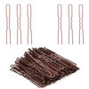 Picture of U Shaped Hair Pins, IKOCO 2.4inch Hair Pins for Women with Storage Box, Brown