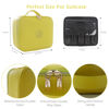 Picture of MOMIRA Makeup Bag with Mirror and Light Travel Makeup Train Case Cosmetic Bag Organizer Portable Artist Storage Bag with Adjustable Dividers Makeup Brushes Storage Organizer Yellow