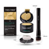 Picture of THICK FIBER Root Touch Up Powder for Thinning Hair Women - Water & Sweat Resistant Hair Loss Concealer Set with Brush (Blonde)