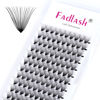 Picture of Lash Extension C CC D DD Curl Premade Fans Eyelash Extensions Pointy Base Volume Lash Extensions Pre Made Volume Lashes Long Stem Premade Lash Extensions Fans (20D-0.07C, 13mm)