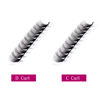 Picture of Lash Extension C CC D DD Curl Premade Fans Eyelash Extensions Pointy Base Volume Lash Extensions Pre Made Volume Lashes Long Stem Premade Lash Extensions Fans (20D-0.07C, 13mm)