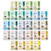 Picture of DERMAL 26 Combo Pack Collagen Essence Korean Face Mask (Green & Yellow) - Hydrating & Soothing Facial Mask with Panthenol - Hypoallergenic Sheet Mask for All Skin Types - Home Spa Treatment Mask