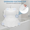 Picture of SetSail Bath Pillow, Relaxing Bath Pillows for Tub Neck and Back Support Soft 4D Breathable Air Mesh Ergonomic Bathtub Pillow with 6 Strong Suction Cups and Hook Luxury Bathroom Accessories,White