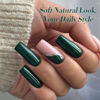 Picture of Born Pretty Dark Green Gel Nail Polish Forest Green Color Gel Polish Nail Art Design Manicure Salon DIY Home 15ml