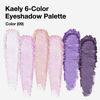 Picture of Kaely 6 Color Purple Eyeshadow Makeup Palette, Purple Series Mini Eyeshadow Palette, Purple Glitter Eyeshadow, Matte & Shimmer Purple Eye Shadow Eys Make, Travel Friendly Size, Built-in Mirror 09#