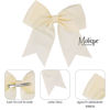 Picture of Jumbo Bow Clip with Tails (Ivory)
