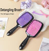Picture of 12 Pcs Hair Brush Set for Women, Spray Bottle, 3 Pieces Slick Back Hair Brushes for Toddlers, Soft Scalp Massager, Detangling Hairbrush for Wet Dry Curly Hair Detangling, Wide Tooth Combs (purple)