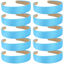Picture of Wecoe 10 Pack Satin 1.3 Inch Wide Light Blue Headbands for Women & Girls - Non-Slip Fashion Hair Accessories for DIY Holiday Costume, Diademas Coreanas Para Mujer
