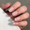 Picture of WAFOLOZE Nude Press On Nails - Short Square Press On Nails, Glue On Nails Short Fake Nails, Nail Press Ons 16 Sizes - 32Pcs Reusable Soft Gel Artificial False Nails Tips Kit