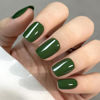 Picture of WAFOLOZE Green Press On Nails - Short Square Press On Nails, Glue On Nails Short Fake Nails, Nail Press Ons 16 Sizes - 32Pcs Reusable Soft Gel Artificial False Nails Tips Kit