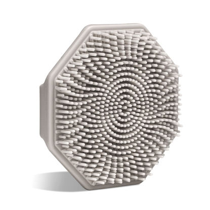 Picture of Sud Scrub® Antimicrobial Silicone Face Scrubber, 1 Pack, Gentle Face Exfoliator for Sensitive Skin, Eco Friendly Facial Cleansing Brush, Exfoliating Face Brush for Men and Women (Clay)