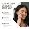 Picture of Sud Scrub® Antimicrobial Silicone Face Scrubber, 1 Pack, Gentle Face Exfoliator for Sensitive Skin, Eco Friendly Facial Cleansing Brush, Exfoliating Face Brush for Men and Women (Clay)