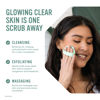 Picture of Sud Scrub® Antimicrobial Silicone Face Scrubber, 1 Pack, Gentle Face Exfoliator for Sensitive Skin, Eco Friendly Facial Cleansing Brush, Exfoliating Face Brush for Men and Women (Mint)