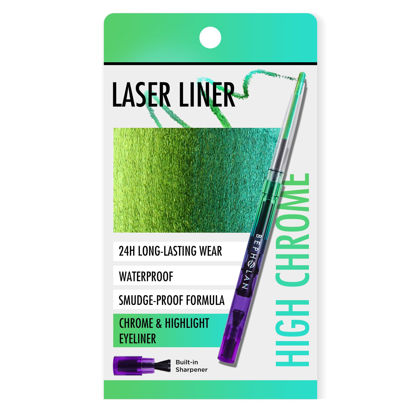 Picture of BEPHOLAN Eyeliner Pencil,Green Eyeliner,Colored Eyeliners,Chameleon Metallic Eyeliner,Shifting Colors Glitter Waterproof Eyeliner,24h Long-Lasting Eyeliner Pen (WILD OASIS)