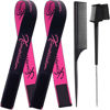 Picture of Elastic Wig Bands for Edges, Baby Hair, Keeping Wigs in Place, and Sewing Edges - 2 PCS, BlackPink