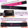 Picture of Elastic Wig Bands for Edges, Baby Hair, Keeping Wigs in Place, and Sewing Edges - 2 PCS, BlackPink