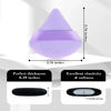 Picture of RAREIUS 8pcs Triangular Powder Puff Face Soft Velvet Makeup Puff for Loose Powder Body Powder Makeup Sponge for Contouring Wet Dry Foundation Blender Sponge Beauty Makeup Tool.(Black&Purple)