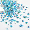 Picture of Beadsland Rhinestones for Makeup,8 Sizes 2500pcs Blue AB Flatback Rhinestones Face Gems for Nails Crafts with Tweezers and Wax Pencil,Aquamarine AB,SS4-SS30