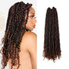 Picture of The BOHOBABE Pre-twisted Passion Twist Crochet Hair 16 Inch Pre-looped Crochet Passion Twist Braiding Hair 8 Packs Soft Bohemian Twists (T30)