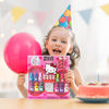 Picture of Townley Girl Hello Kitty Water-Based Nail Polish Set, Peel-Off Set with Glittery & Opaque Colors and Nail Accessories for Girls Kids, Perfect for Dress Up, Parties & Makeovers Ages 3