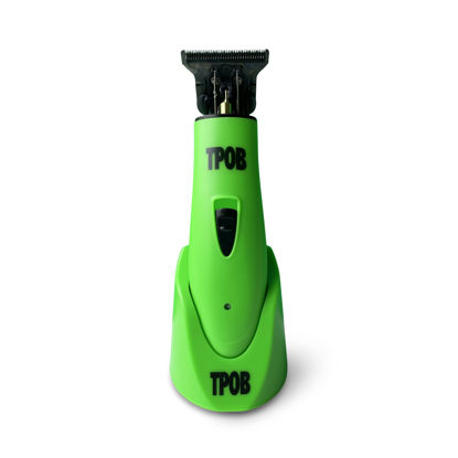 Picture of TPOB Ghost X Beard Trimmer Hair Clippers for Men, Professional Hair Trimmer T-Blade Trimmer Cordless Rechargeable Edgers Clippers Electric Beard Trimmer Shaver (Ghost X Slime)